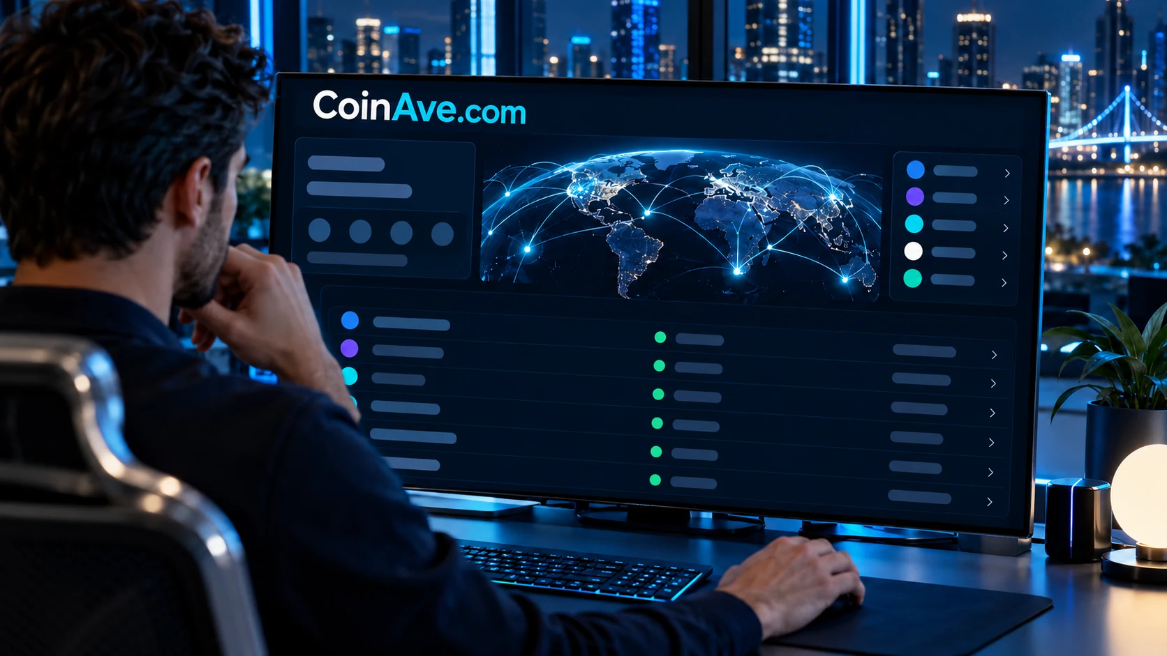 Cryptocurrency product builders discussing a digital-asset interface